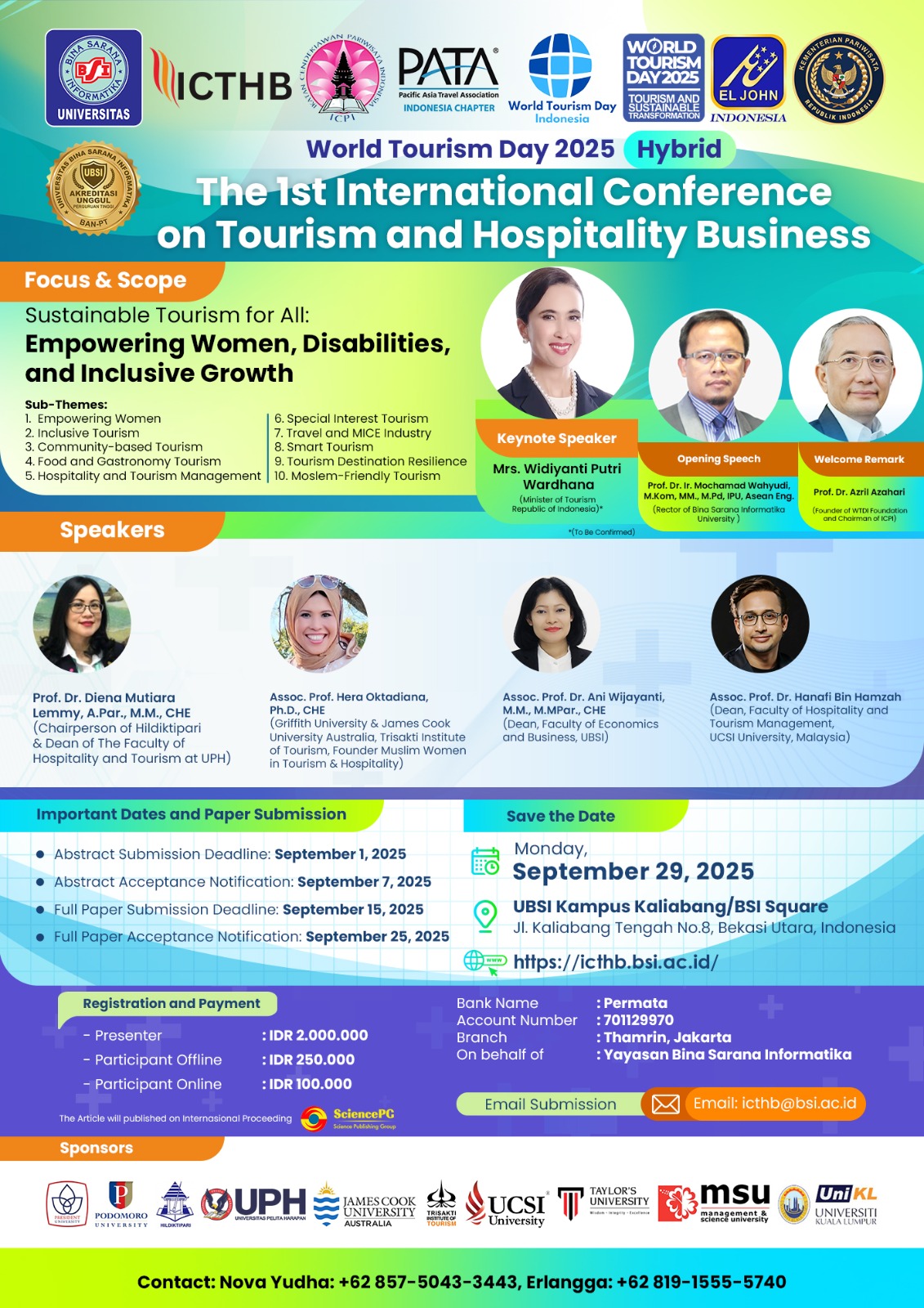 World Tourism Day 2025 & ICTHB 2025